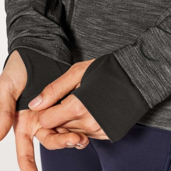 LULULEMON Size 8 Gait Keeper Jacket Gray Heathered Black Reflective - Picture 3 of 12